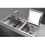 Rellt H3 超聲波雙鋅盆款洗碗碟機 (連內置刀架) (右款)